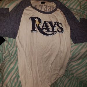 🍒VS PINK Tampa Bay Rays RAGLAN BASEBALL SHIRT